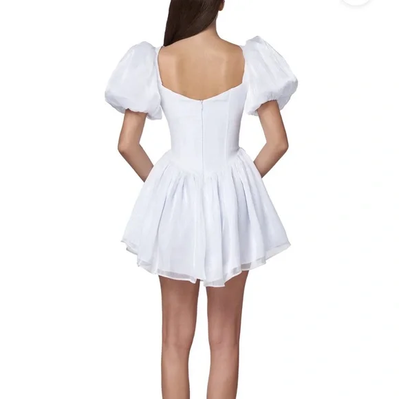 Adeirlina White Mini Dress - Picture 3 of 3